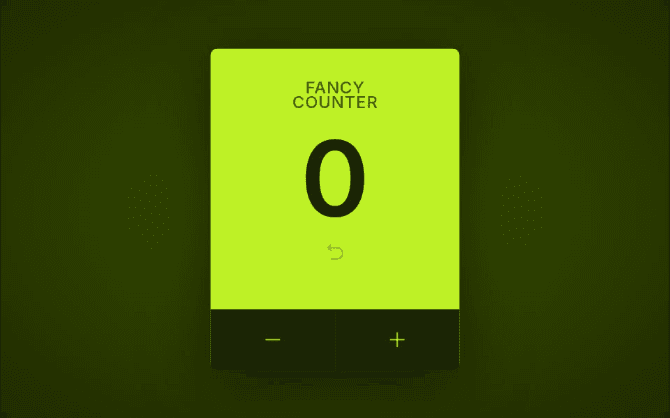 Fancy Counter