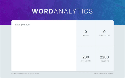 Word Analytics